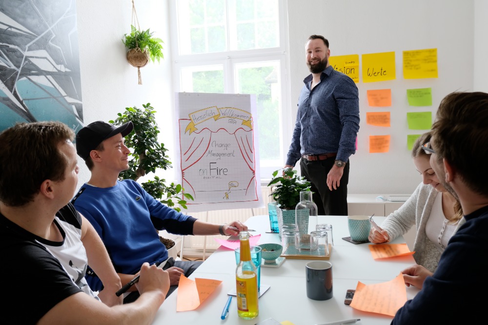 onfire-vision Das onFire Team im Workshop